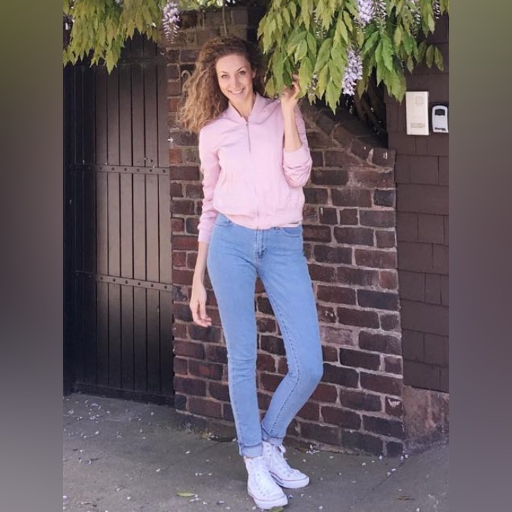 Women’s bomber, pink color
